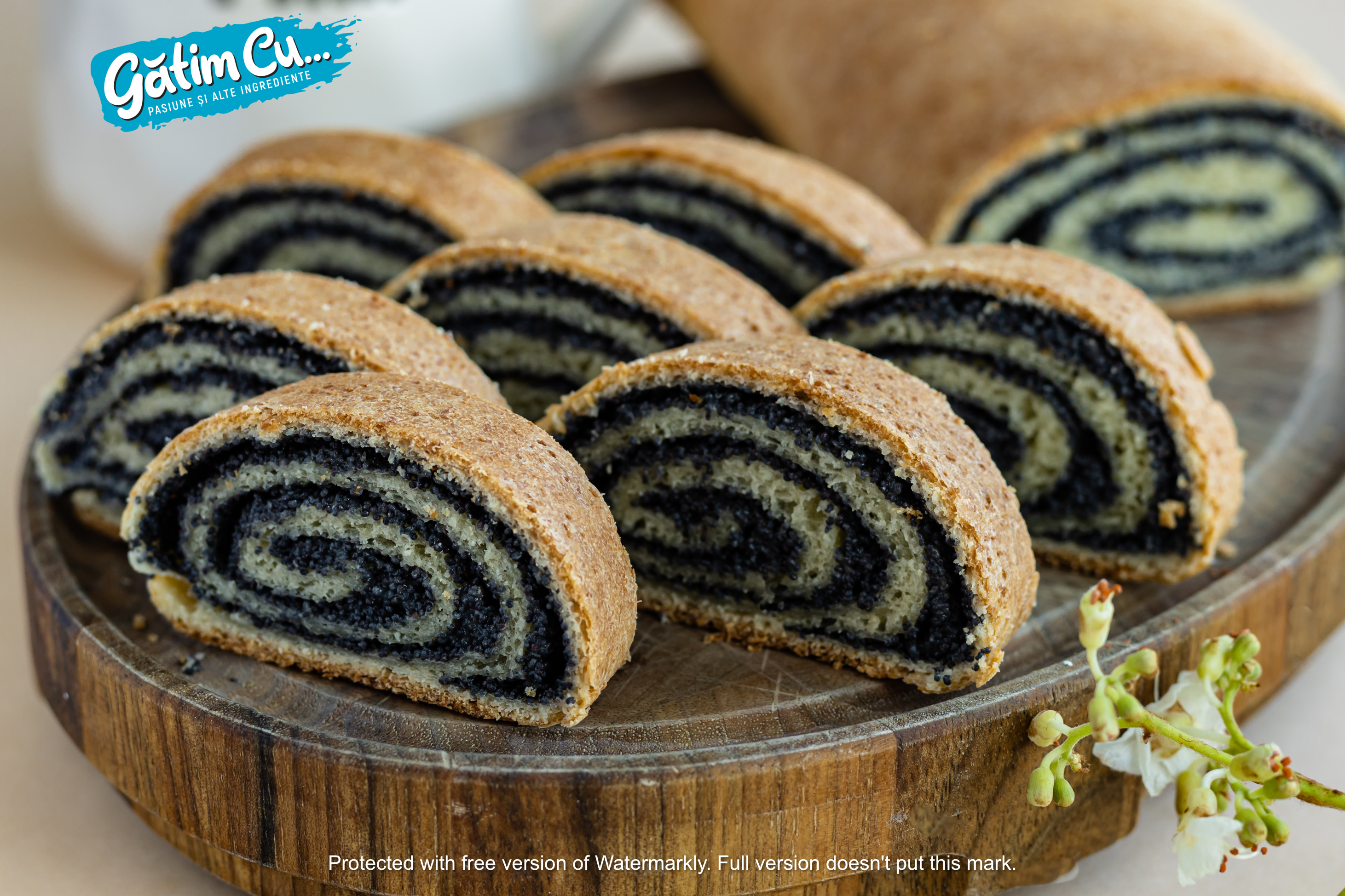 Рулет с маком