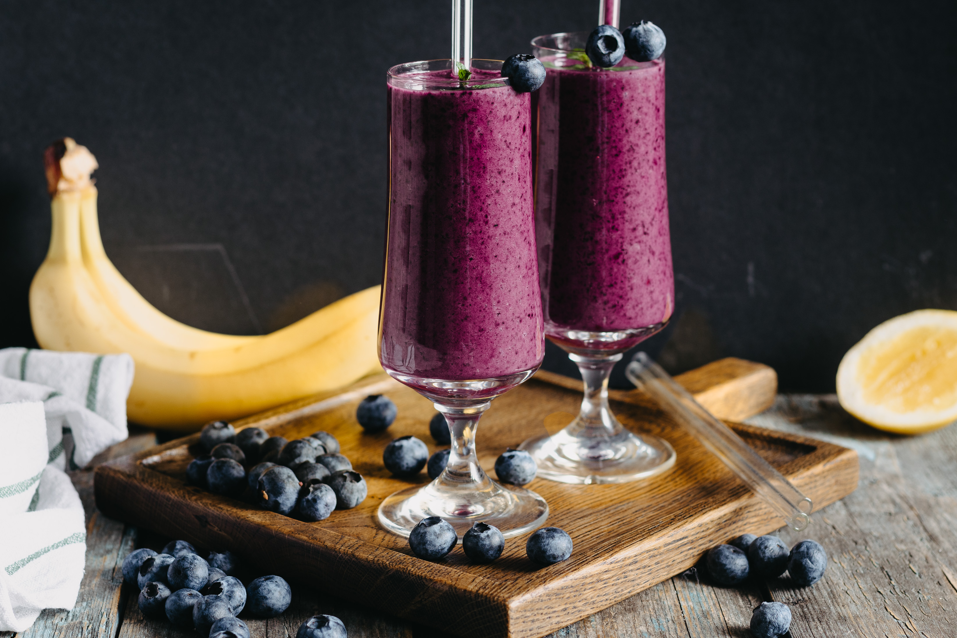 Черничный смузи