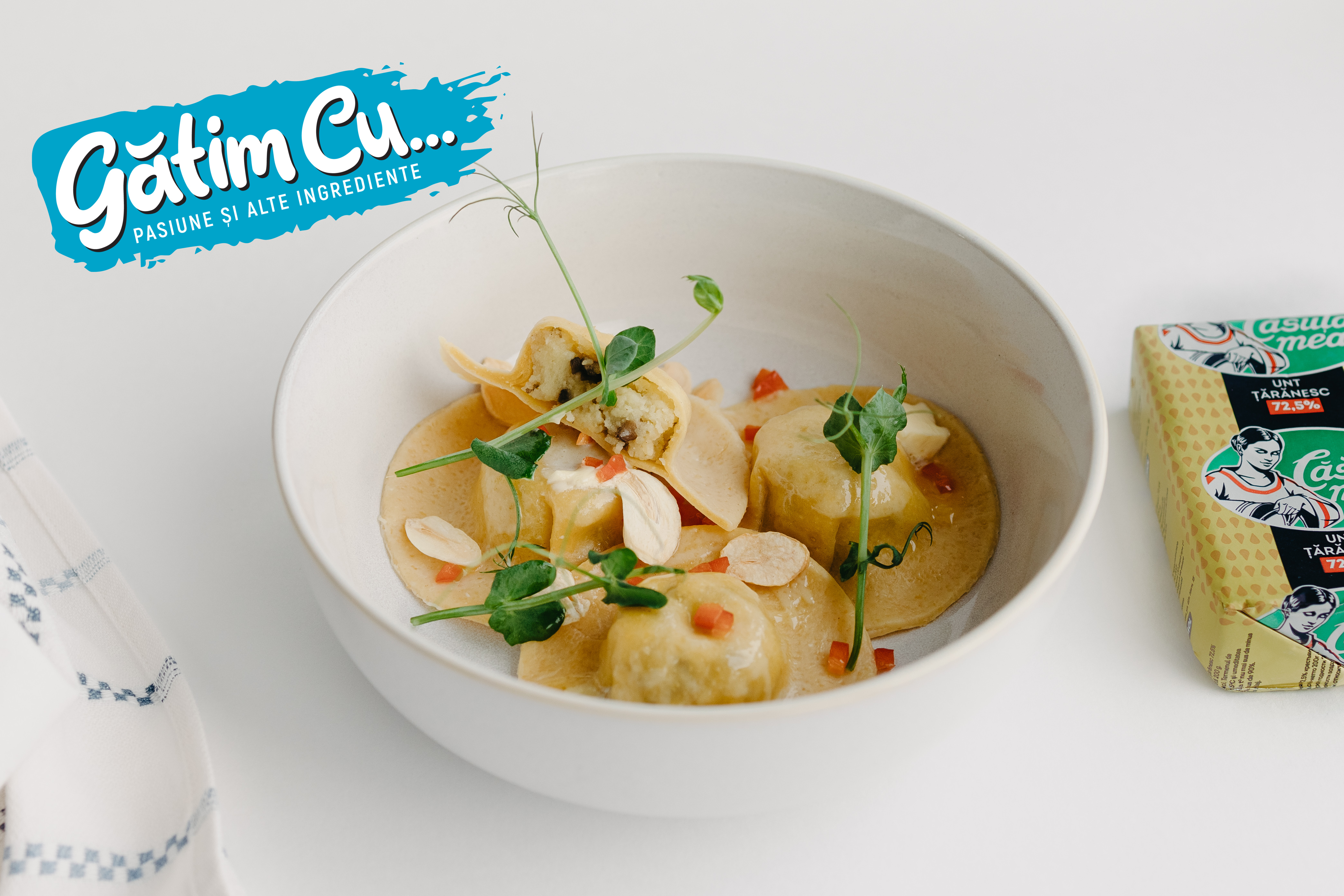 Равиоли с картофелем и грибами