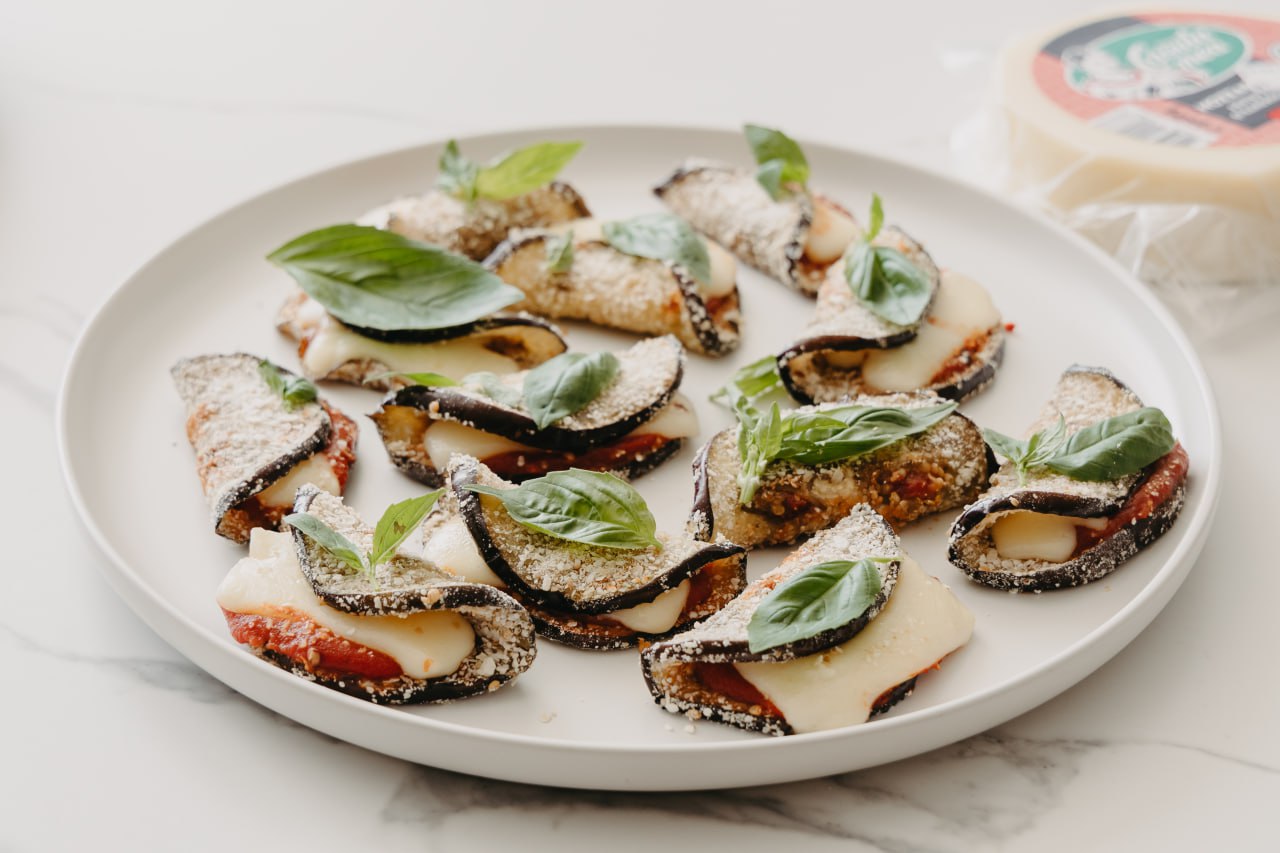 Aperitive cu vinete și mozzarella