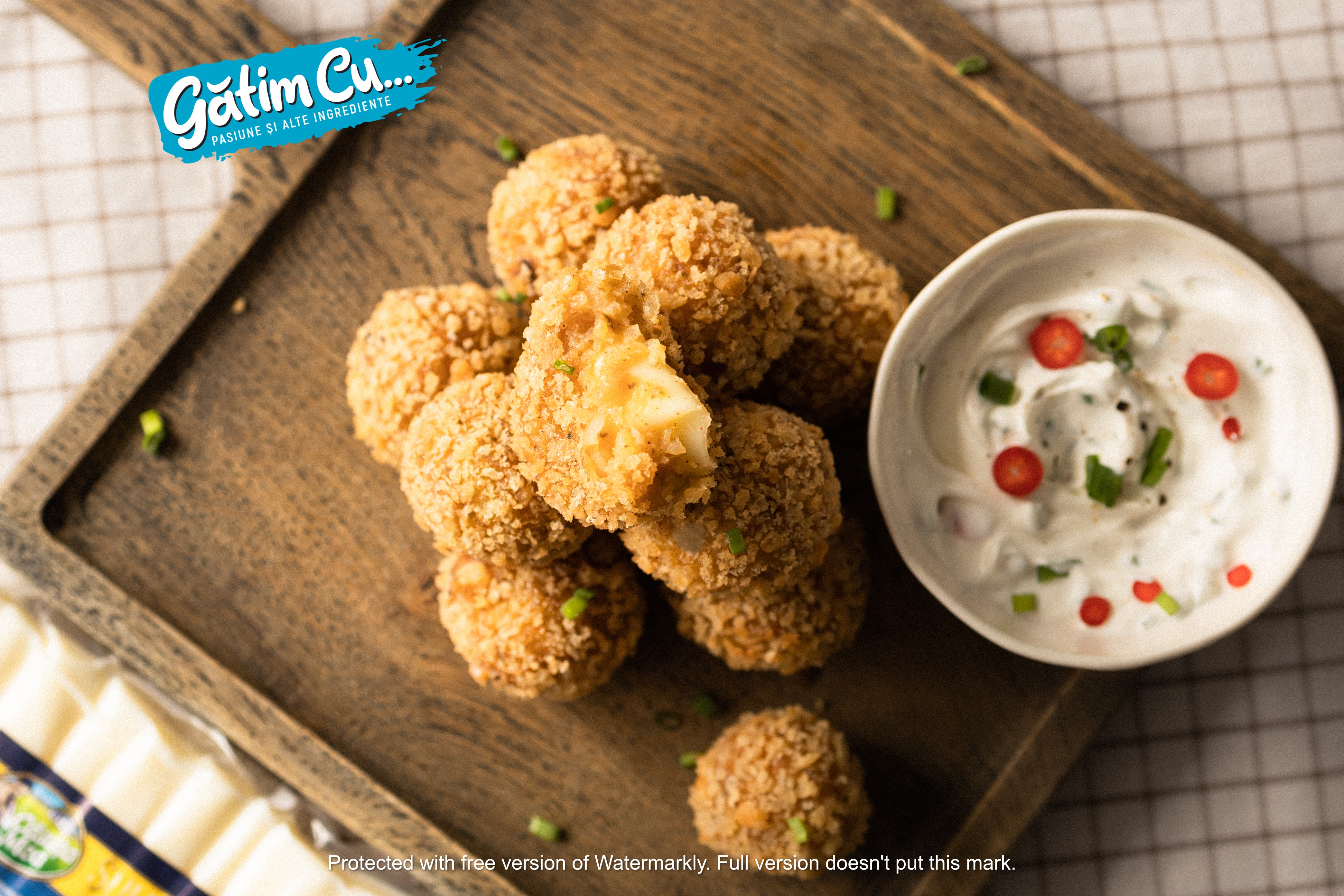 Шарики Pante с картофелем и сулугуни