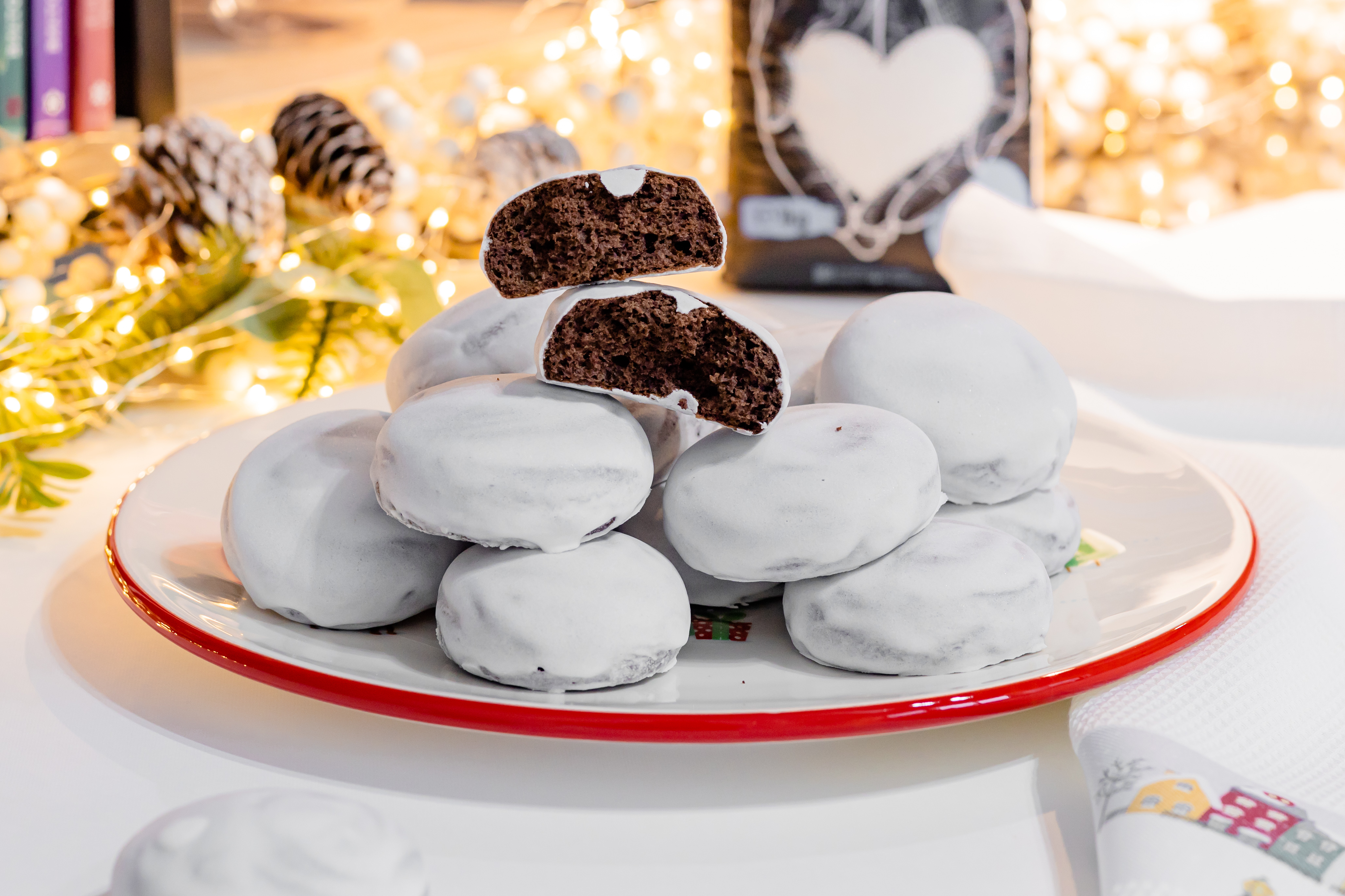 Шоколадное имбирное печенье