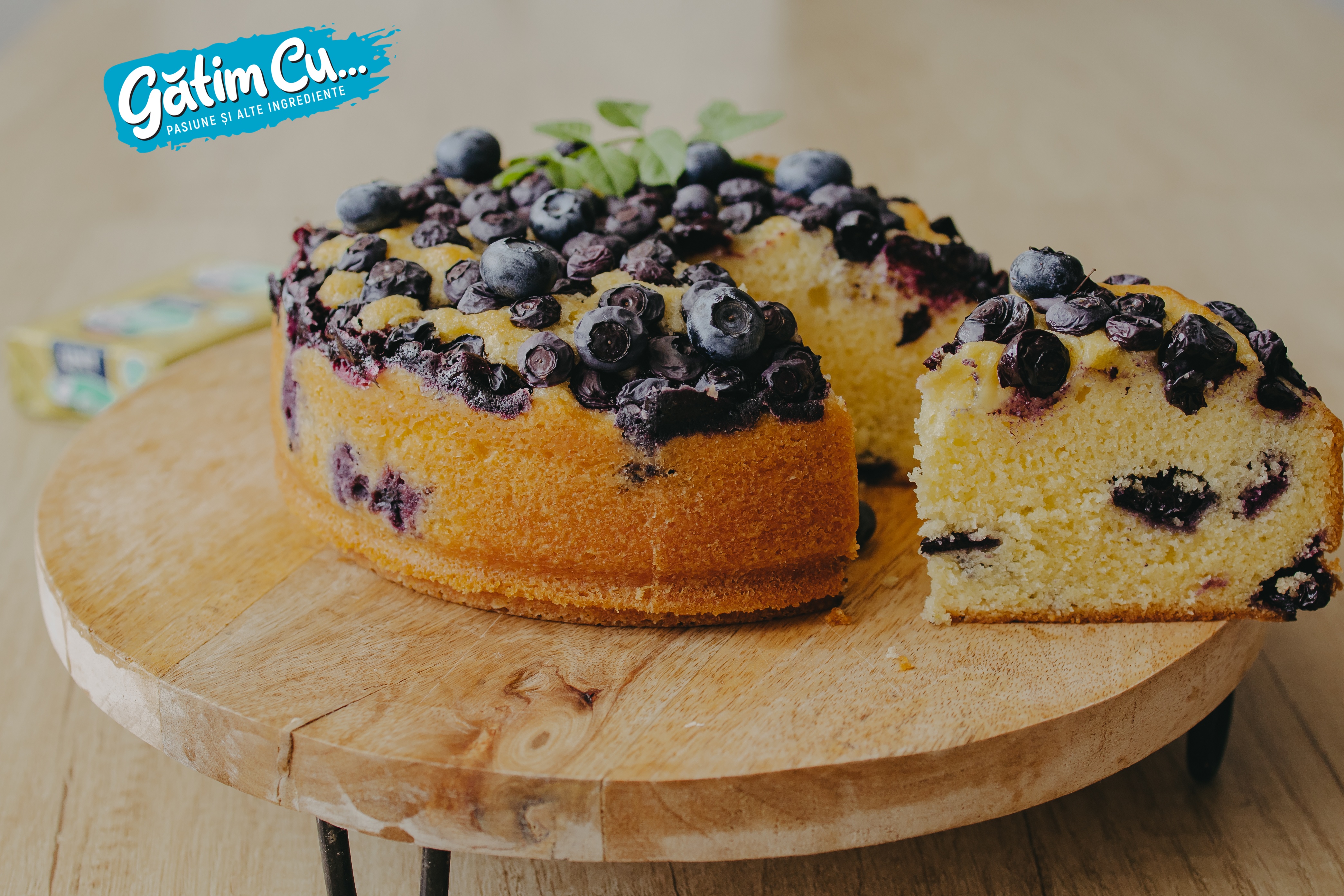 Черничный торт