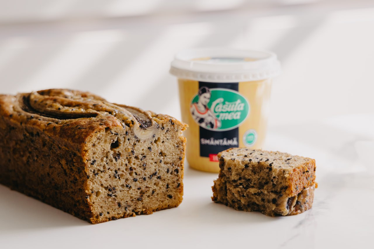 Проверьте с бананами и черным кунжутом