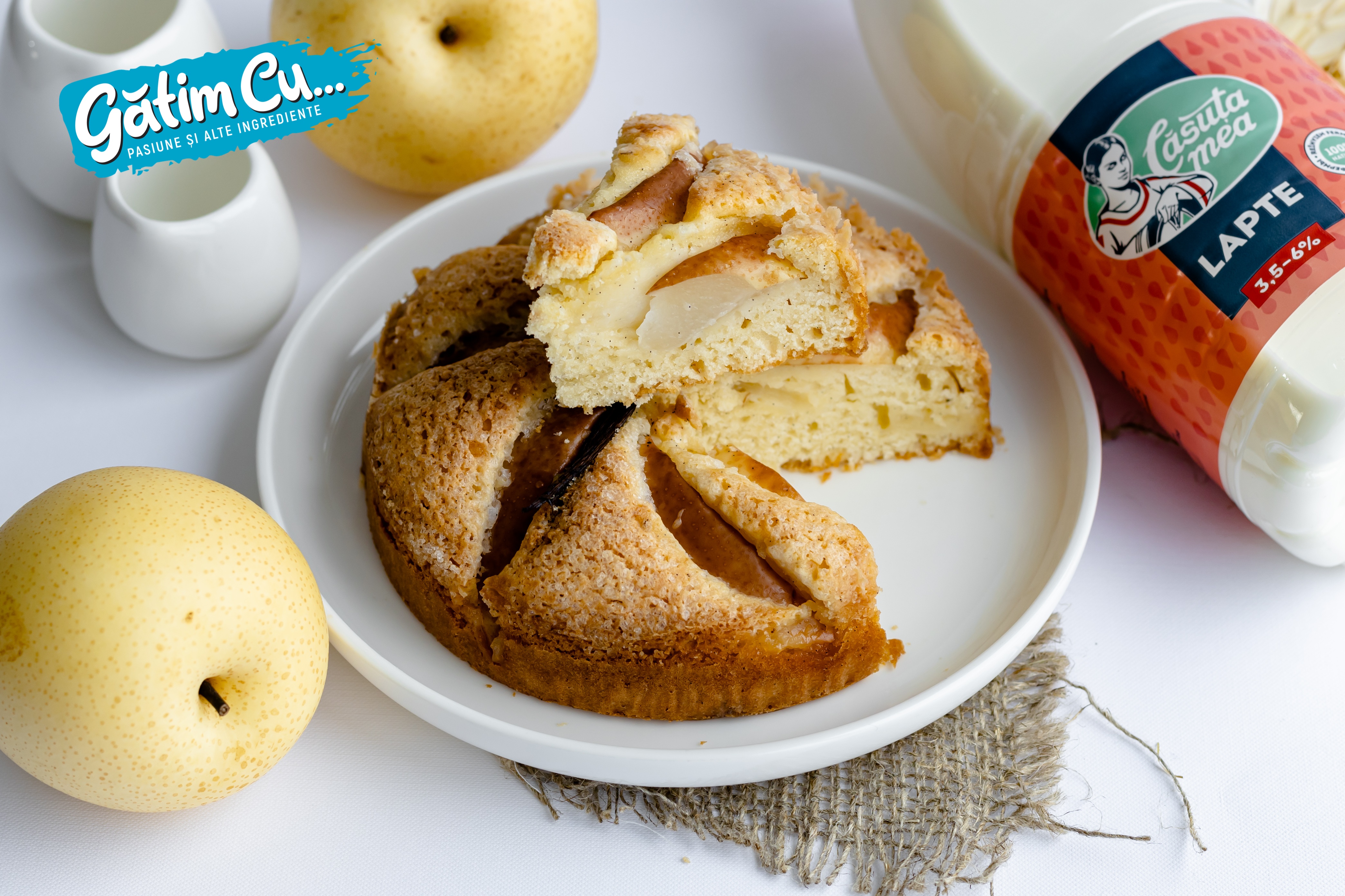 Грушево-ванильный пирог