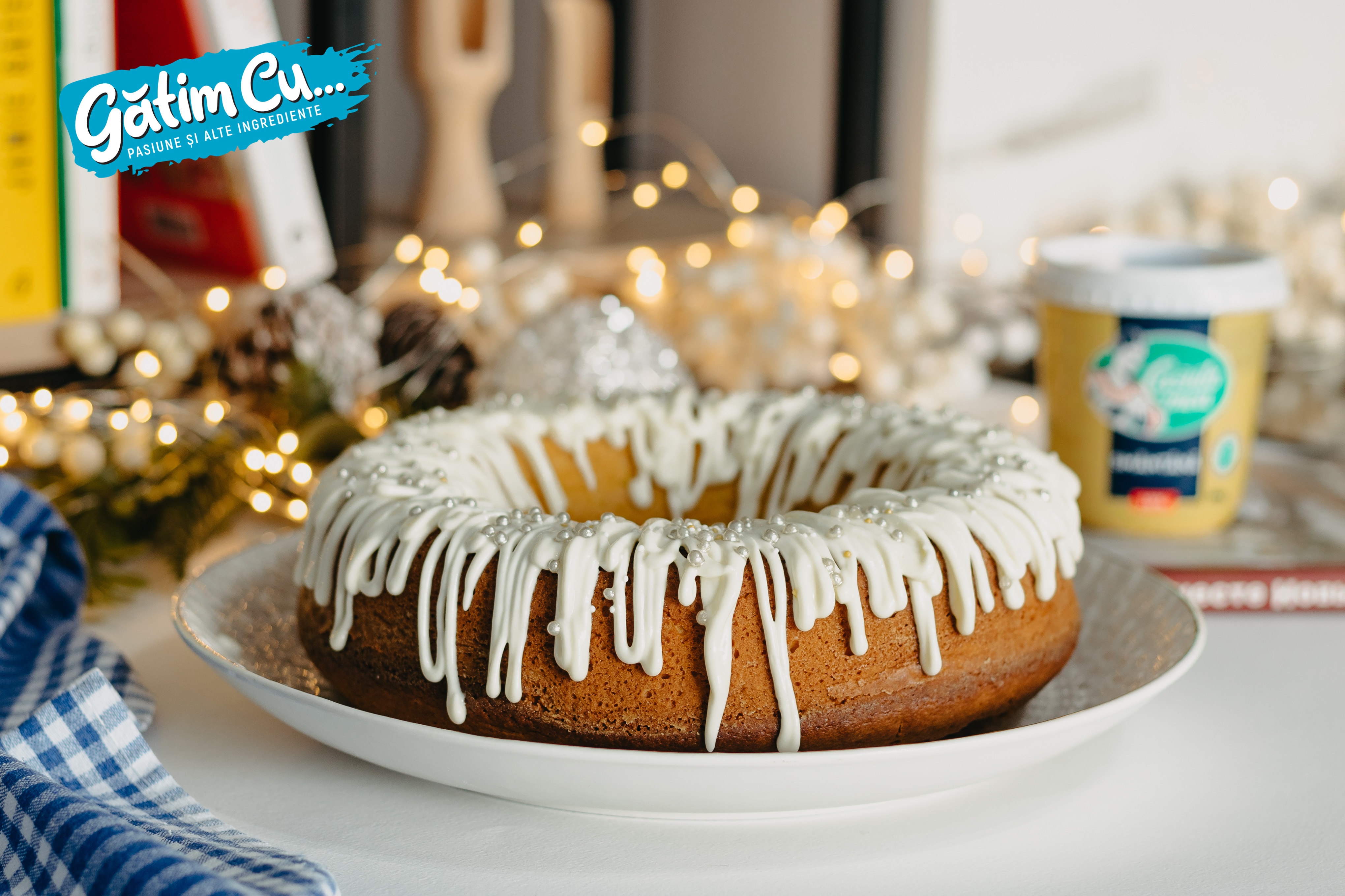 Лимонный рождественский пирог