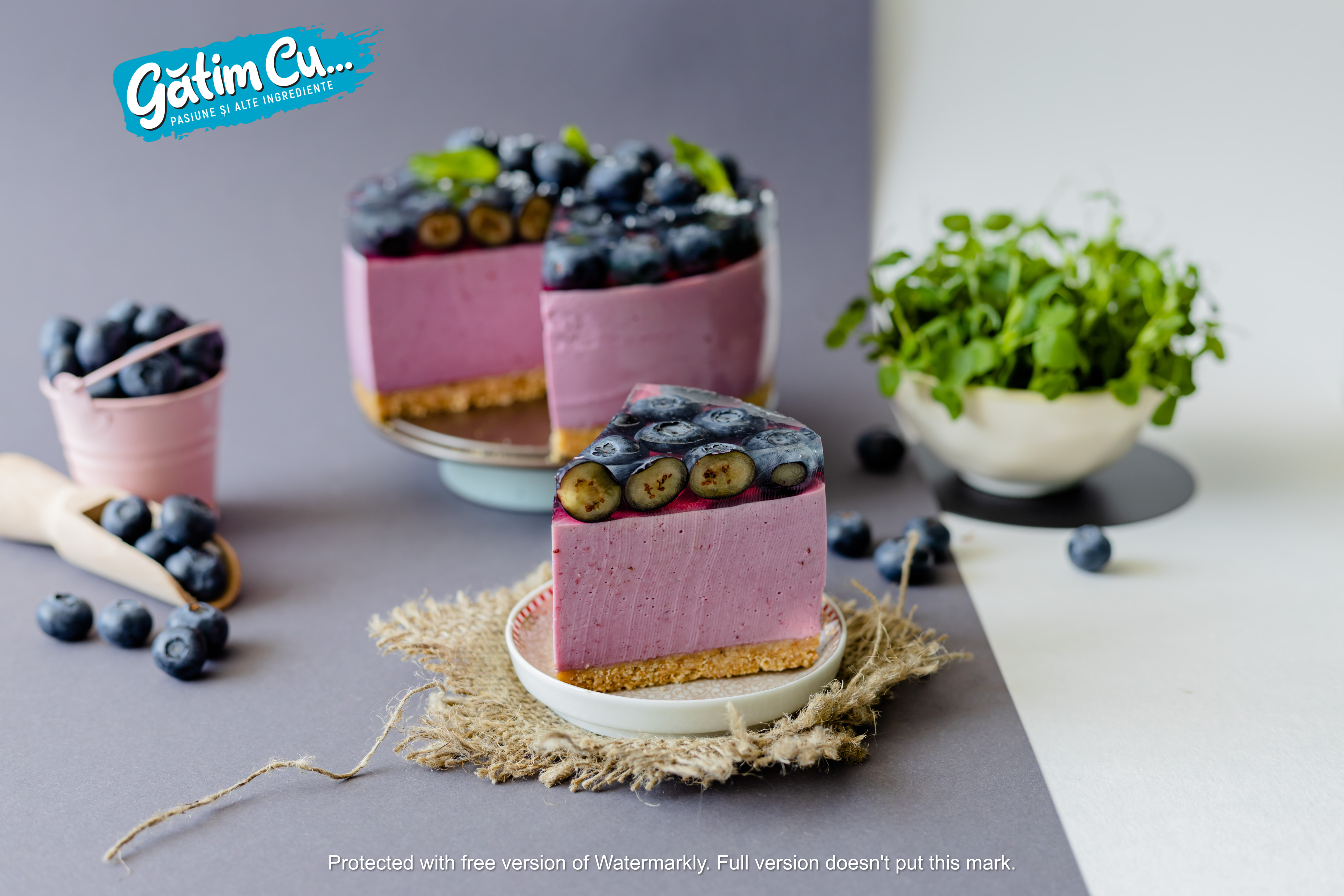 Cheesecake cu pomușoare