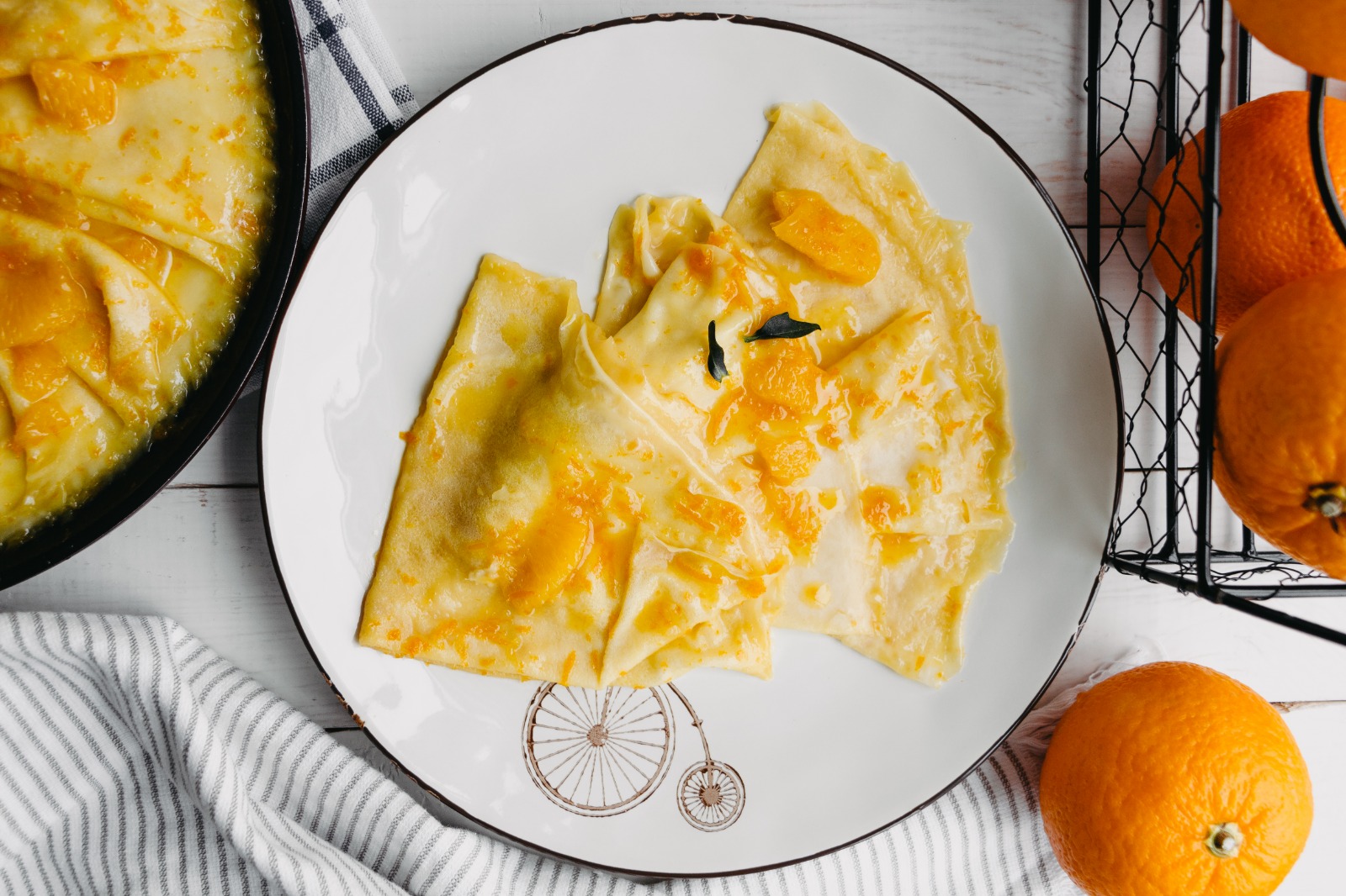 Блинчики в апельсиновом соусе