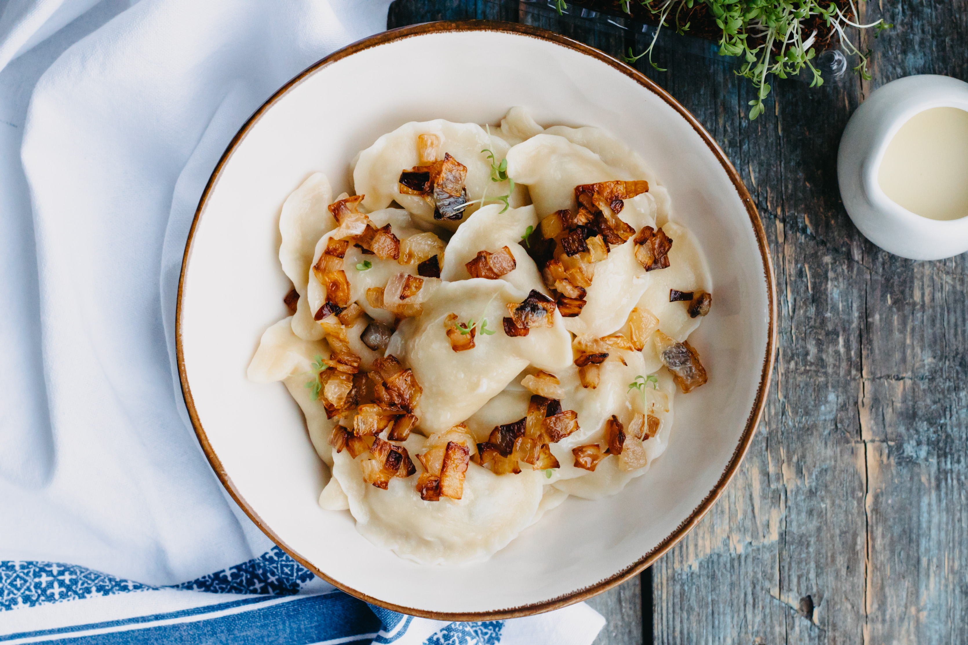 Колтунаси с картофелем и грибами