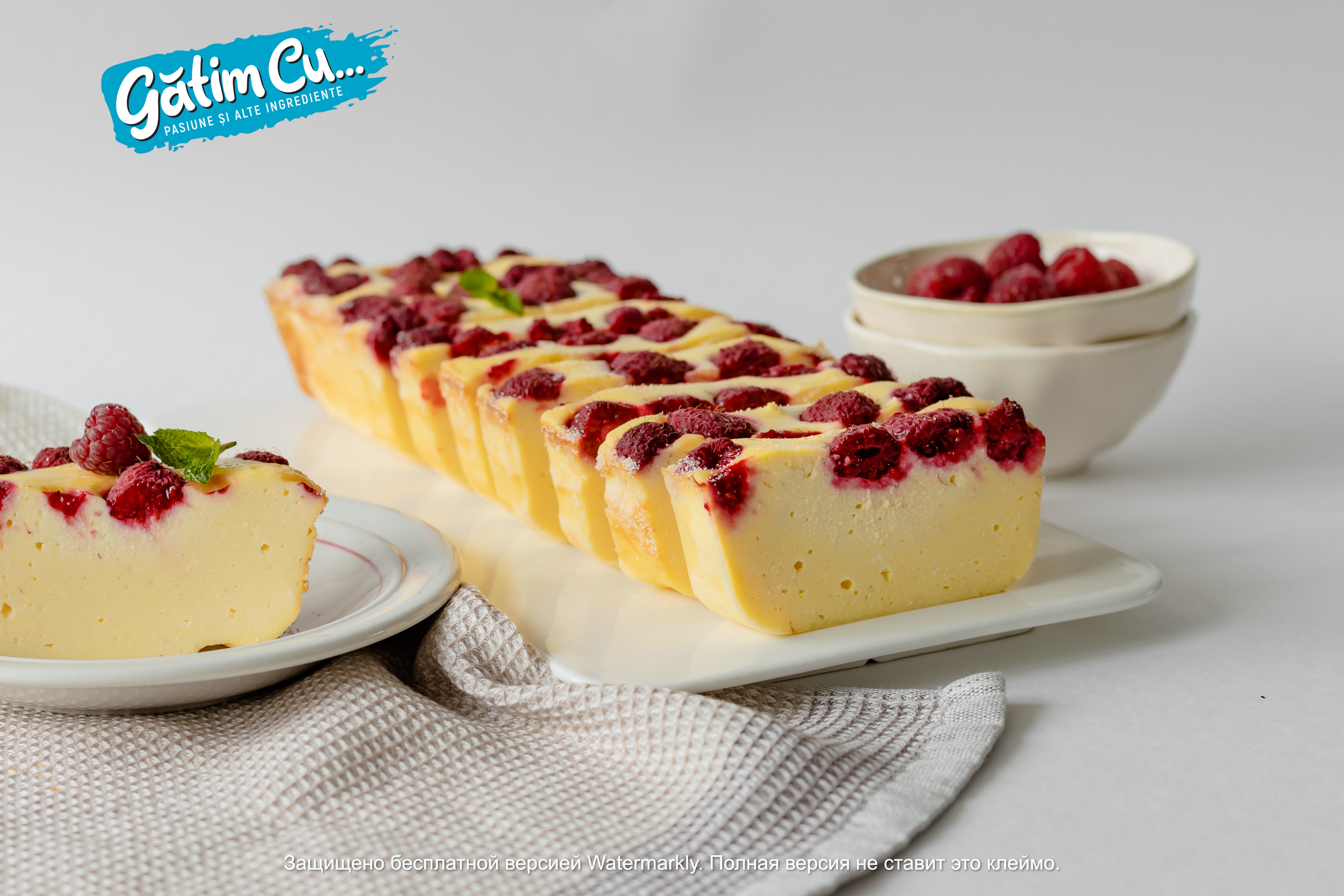 Малиновый пудинг