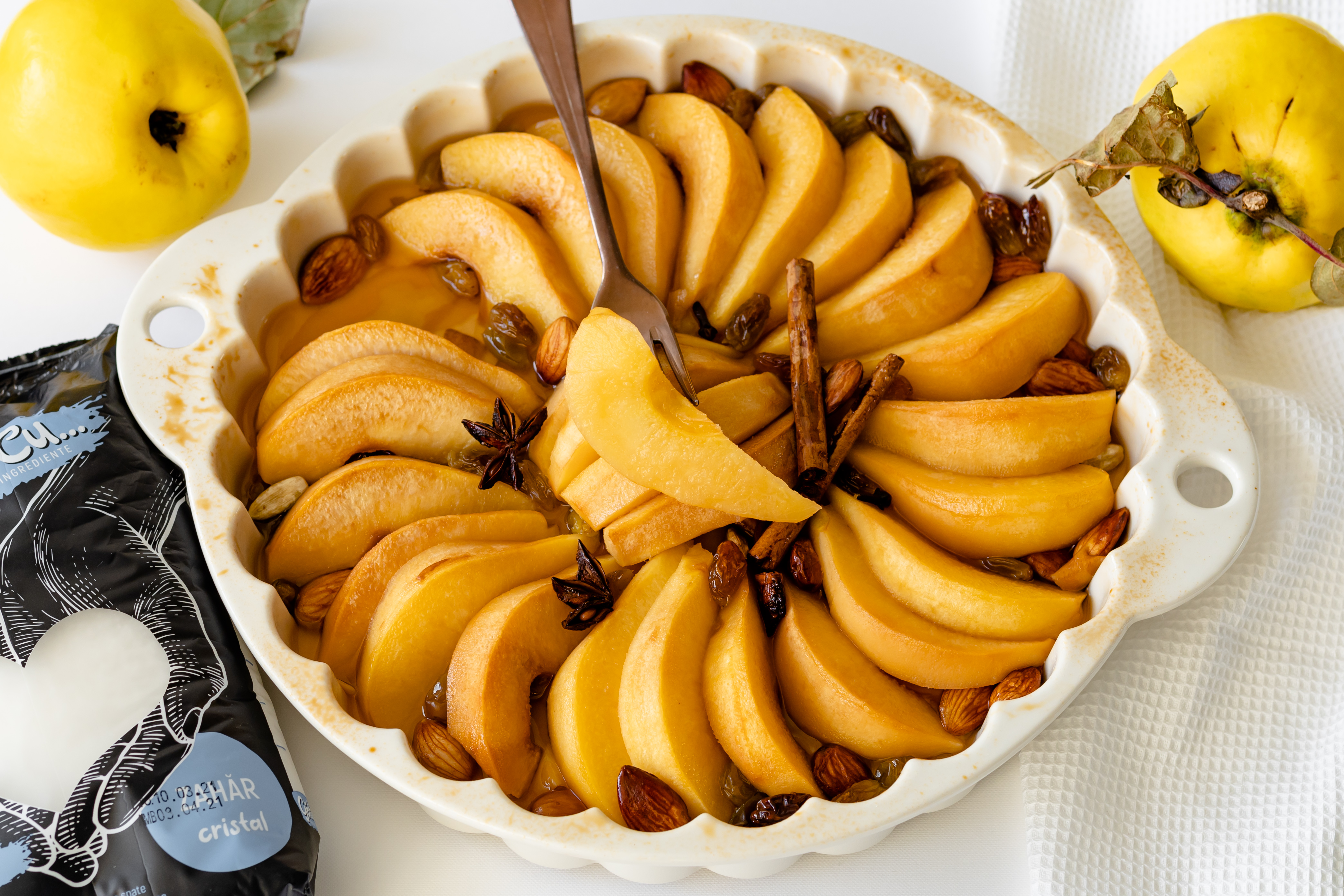 Quince and White Wine Dessert