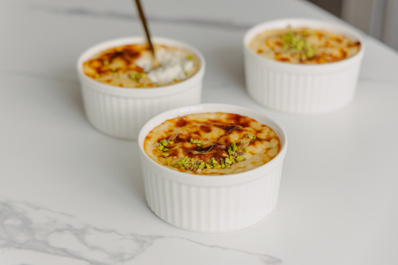 Турецкий десерт, рисовый пудинг