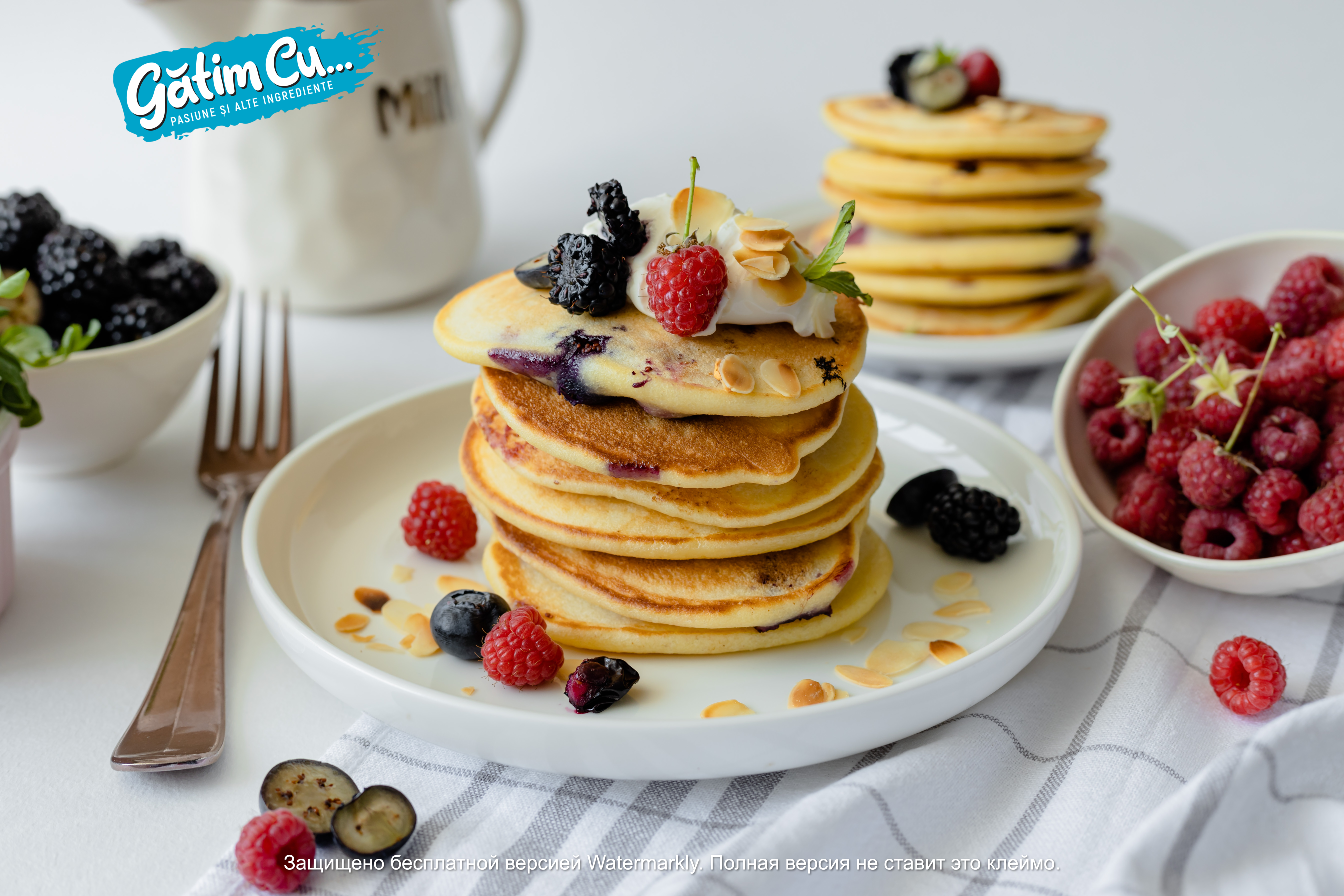 Оладьи с манкой и яблоками