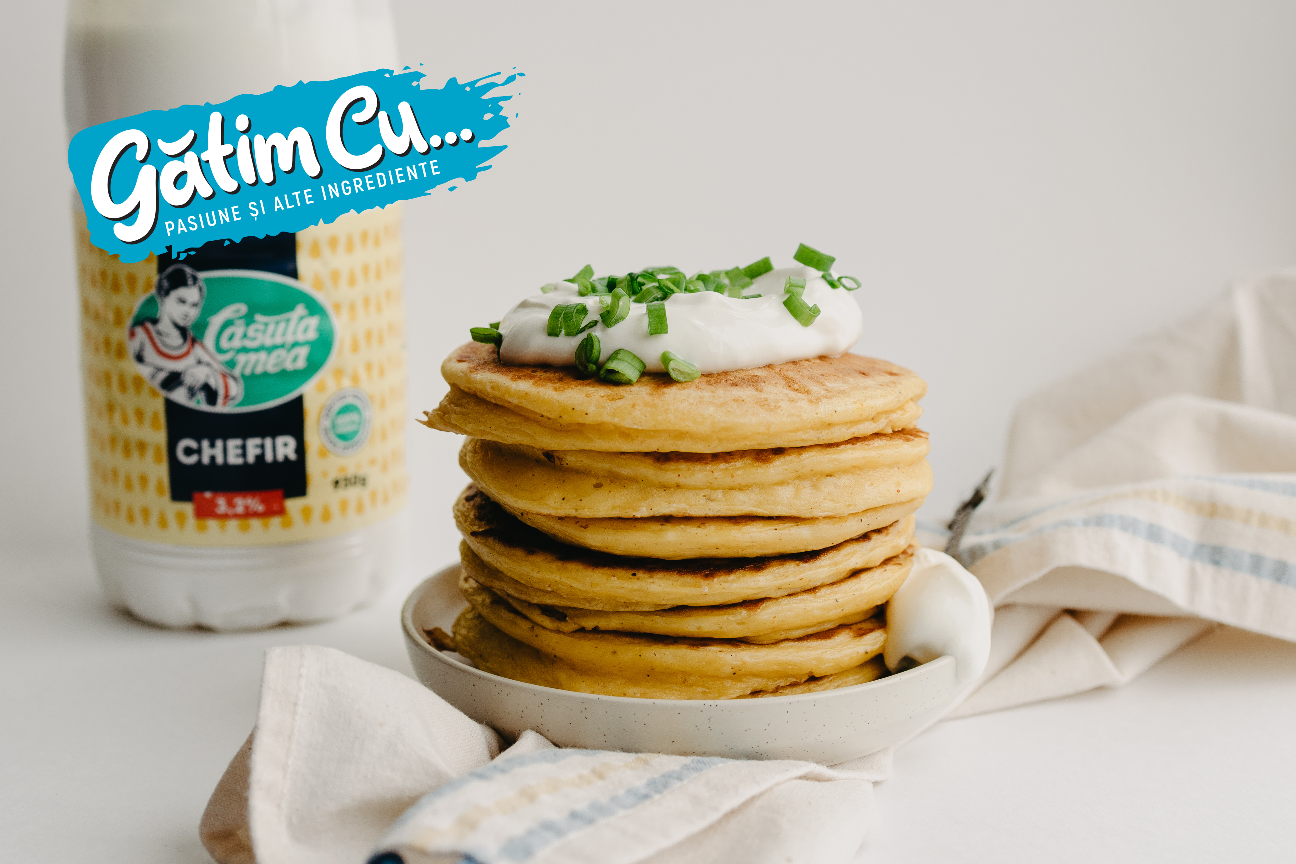 Блинчики с сыром и кефиром