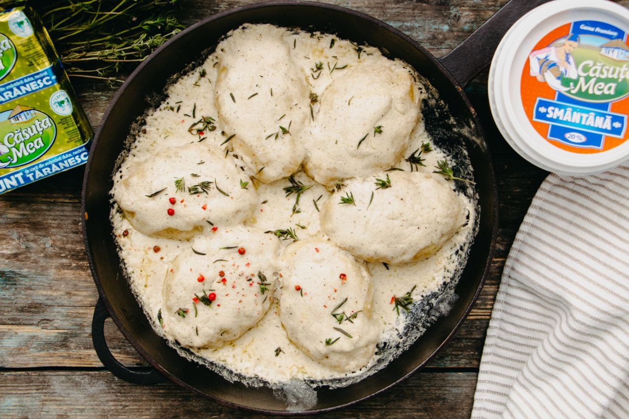 Рыбное филе в сливочном соусе