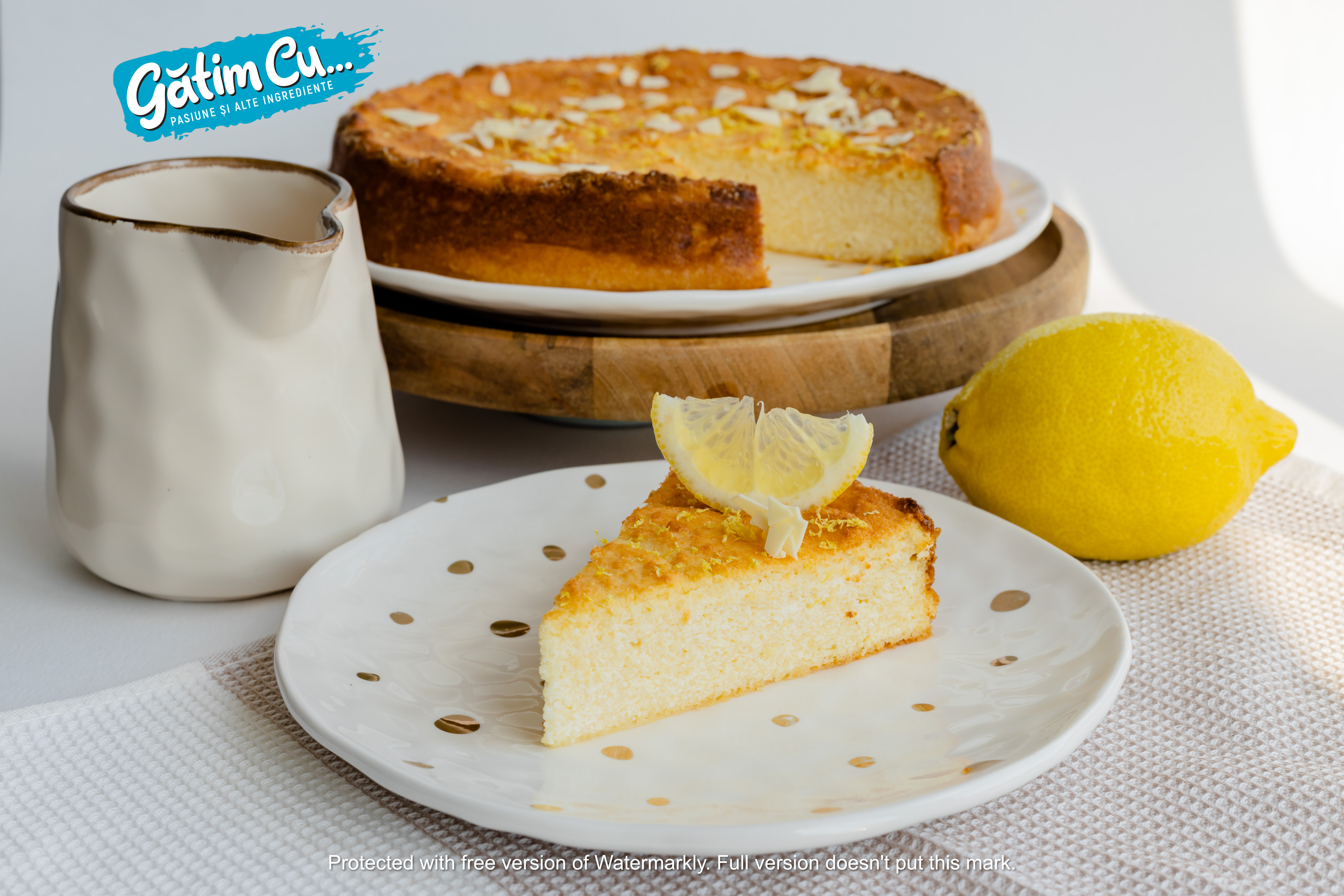 Лимонный торт