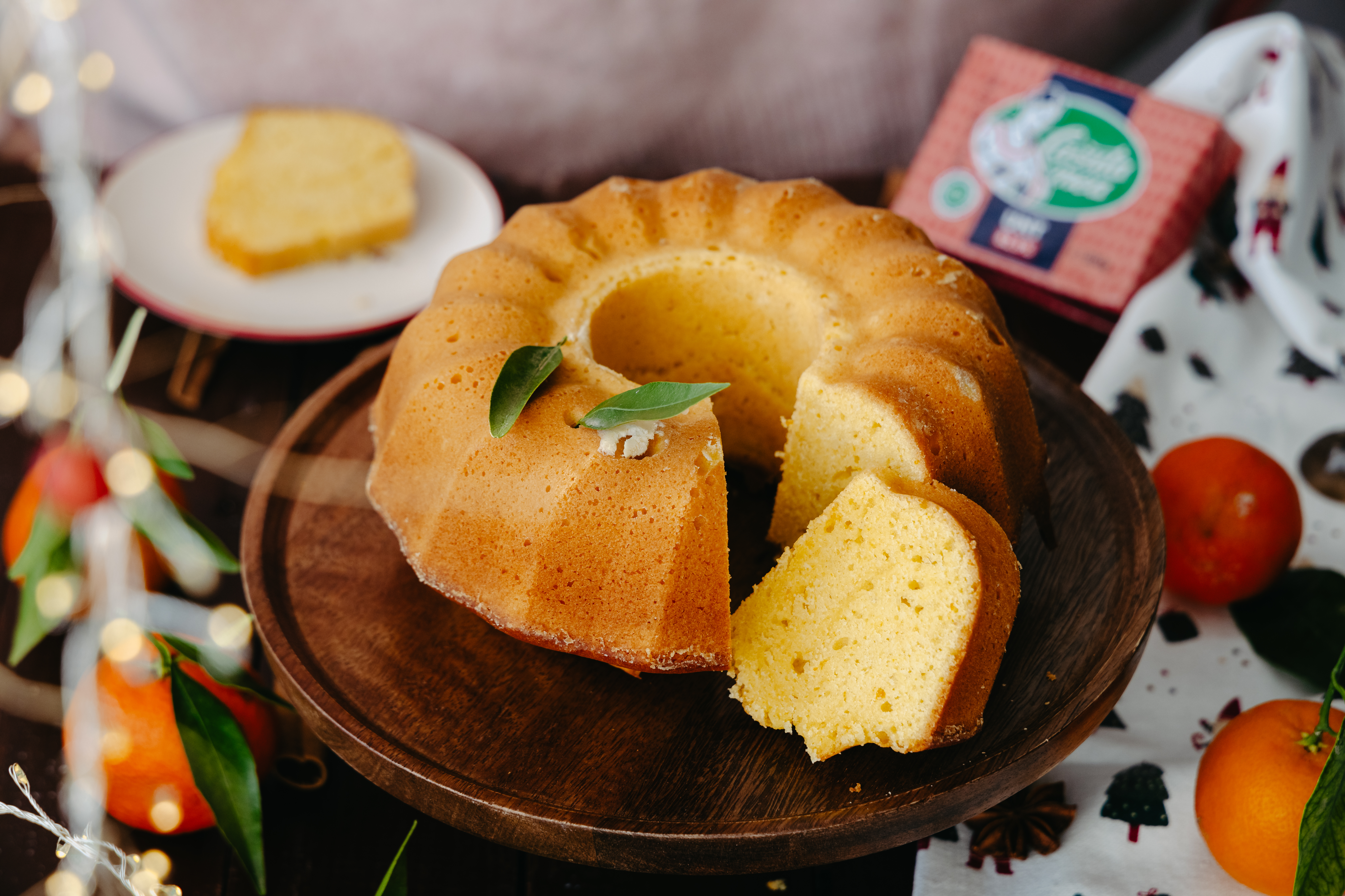 Мандариновый торт