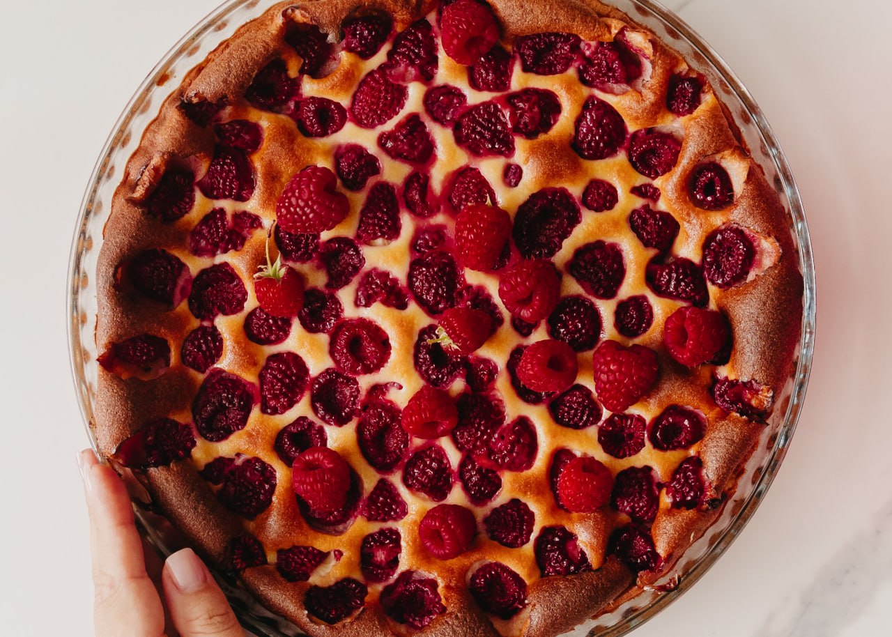 Малиновый торт