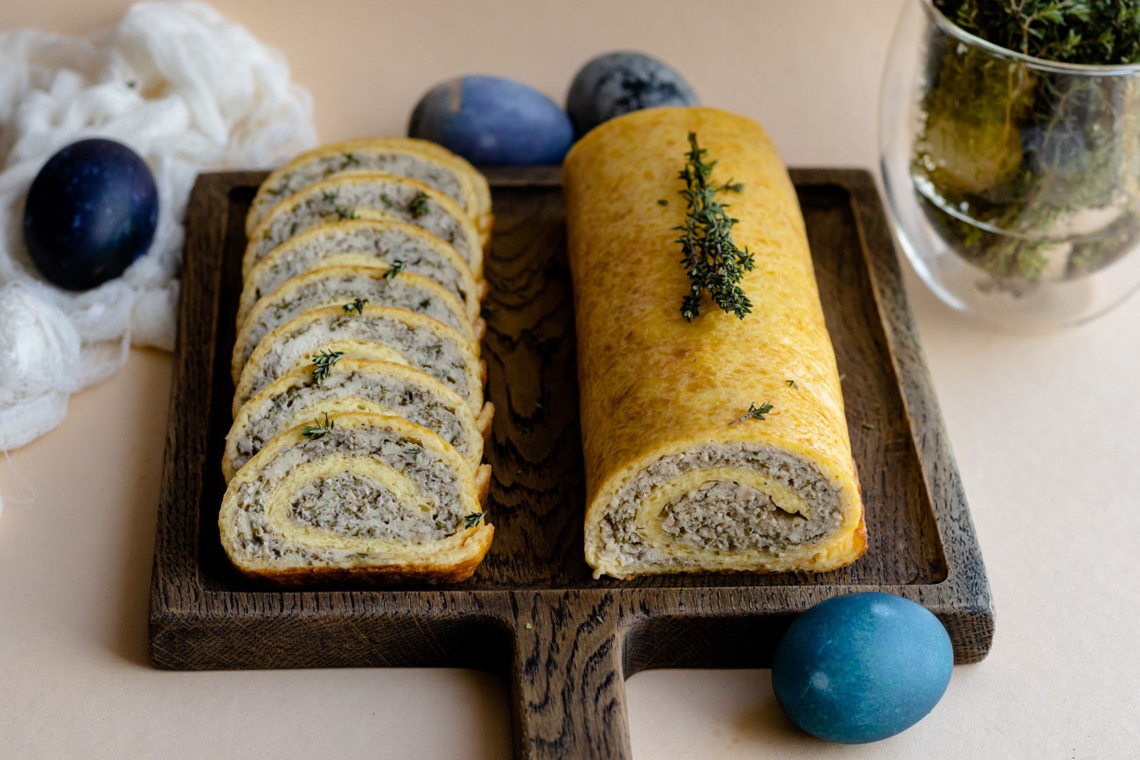 Ролл с мясом