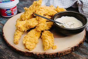 Healthy chicken nuggets