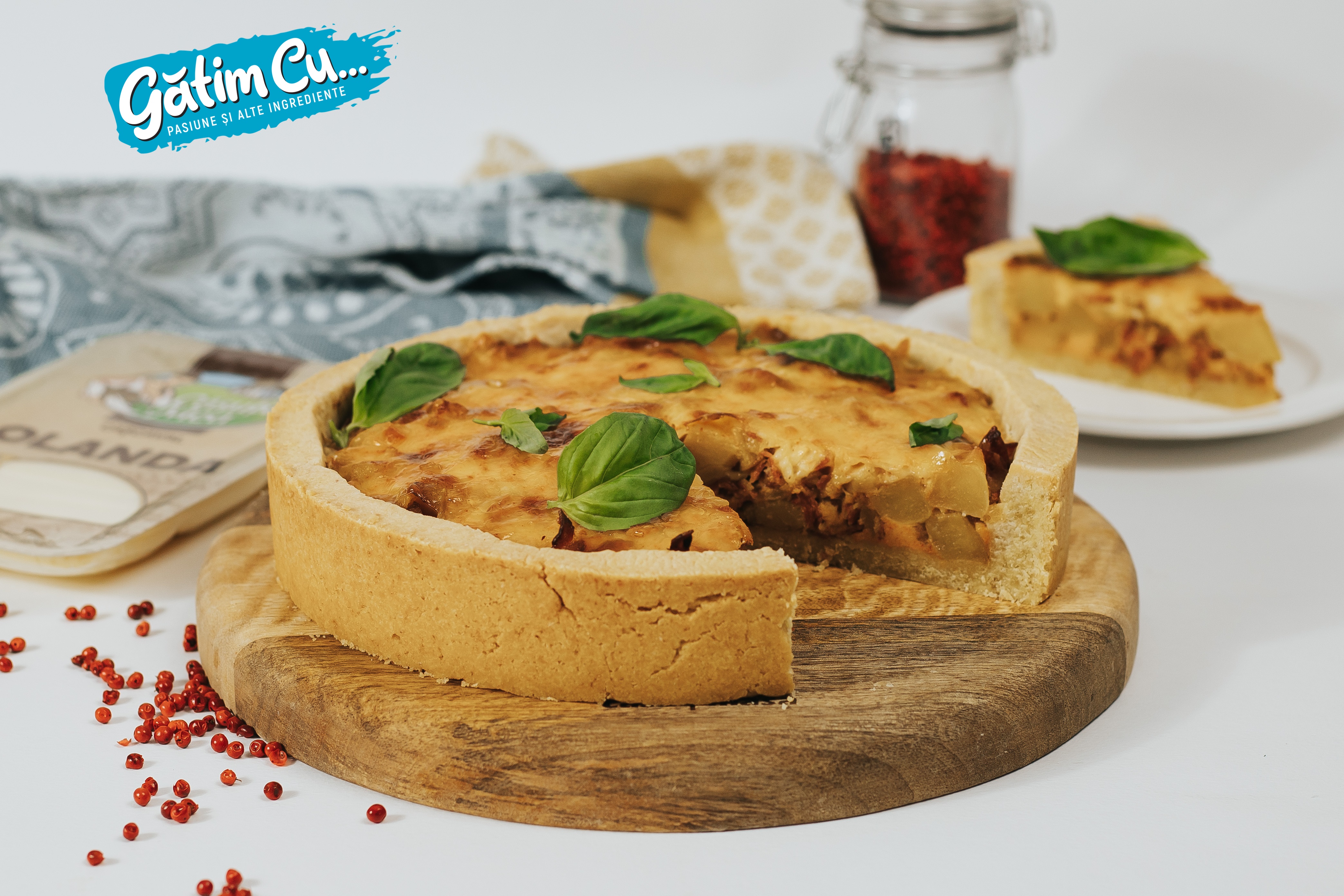 Тарт из картофеля и сыра