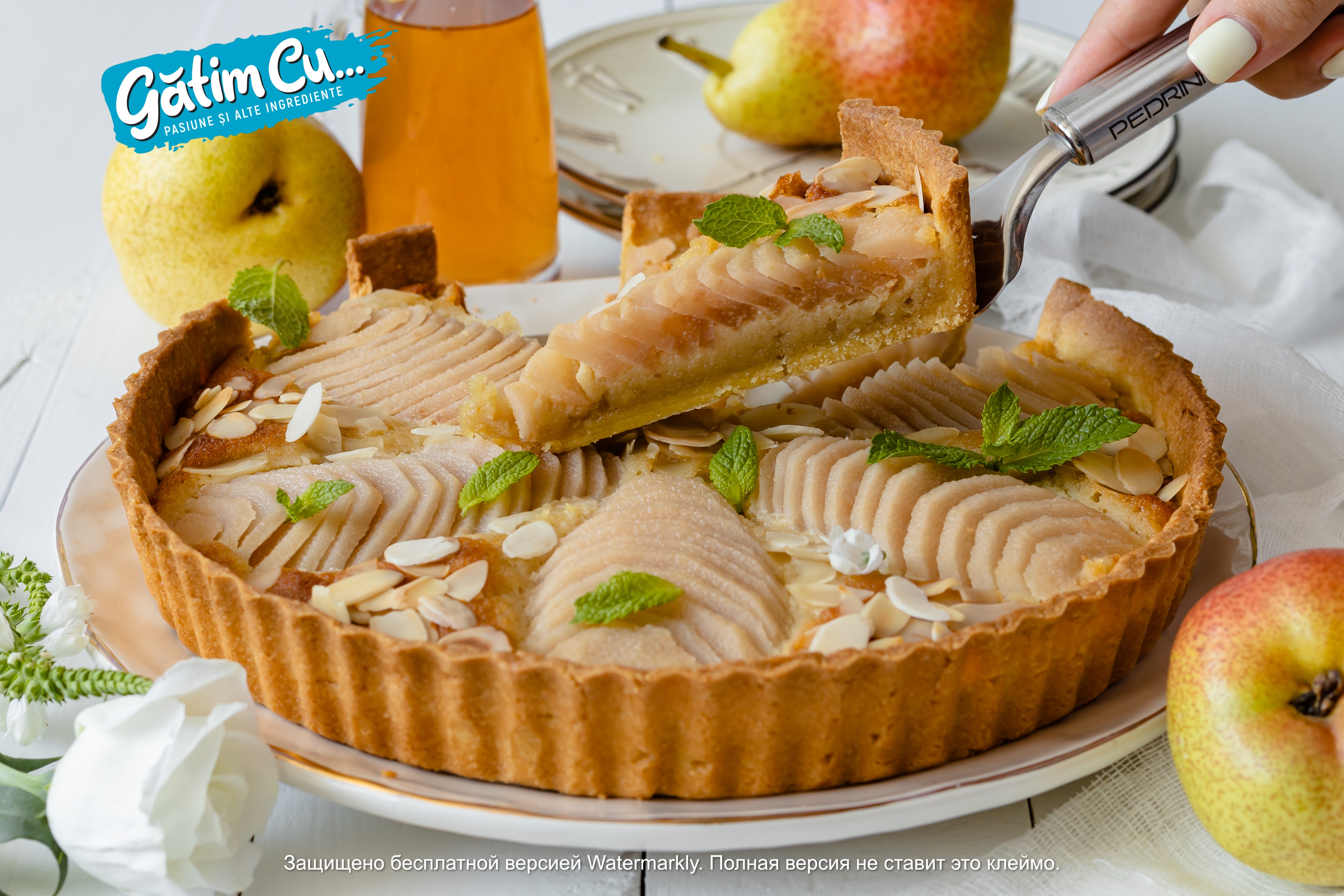 Pear tart