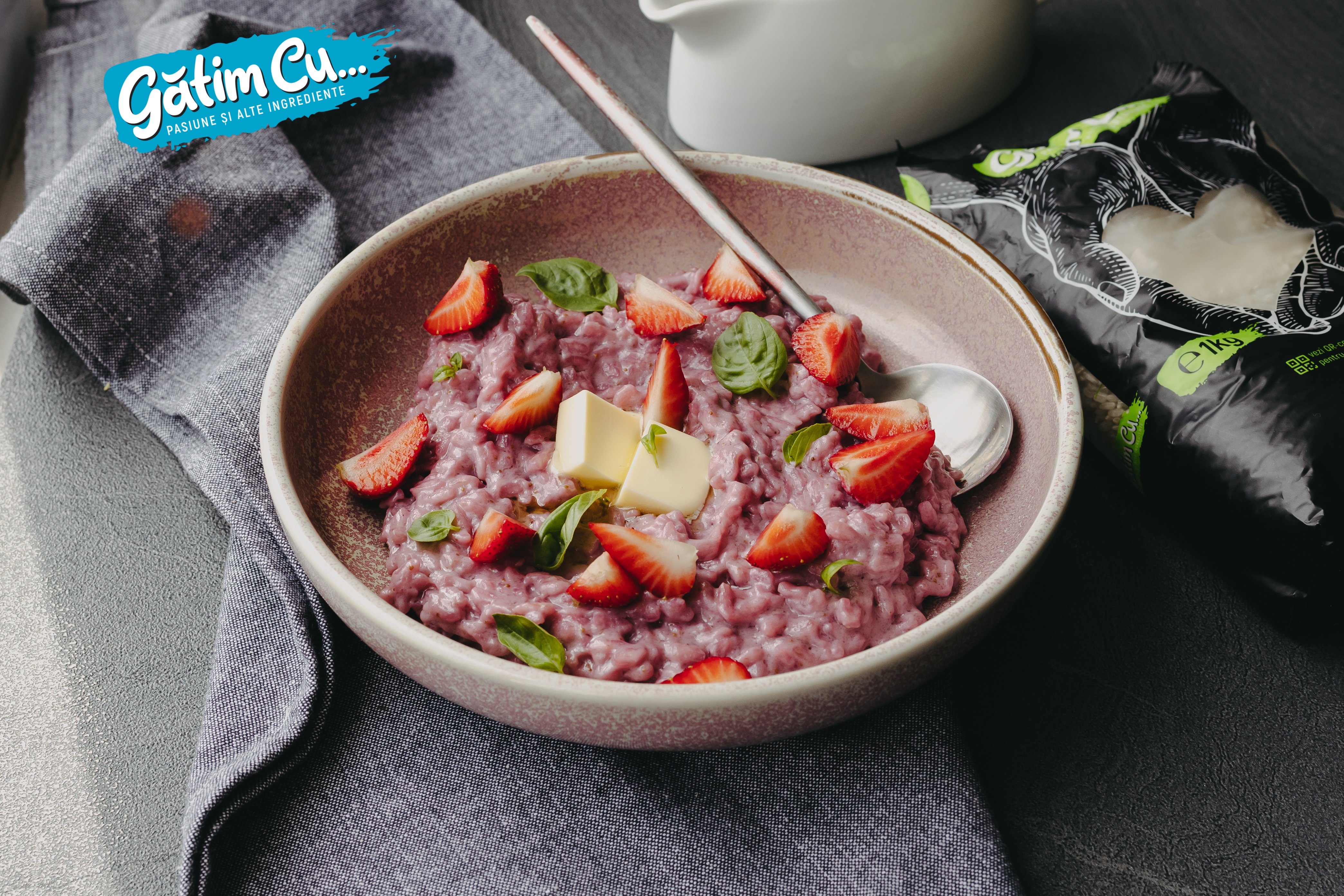 Terci cu orez & căpșune