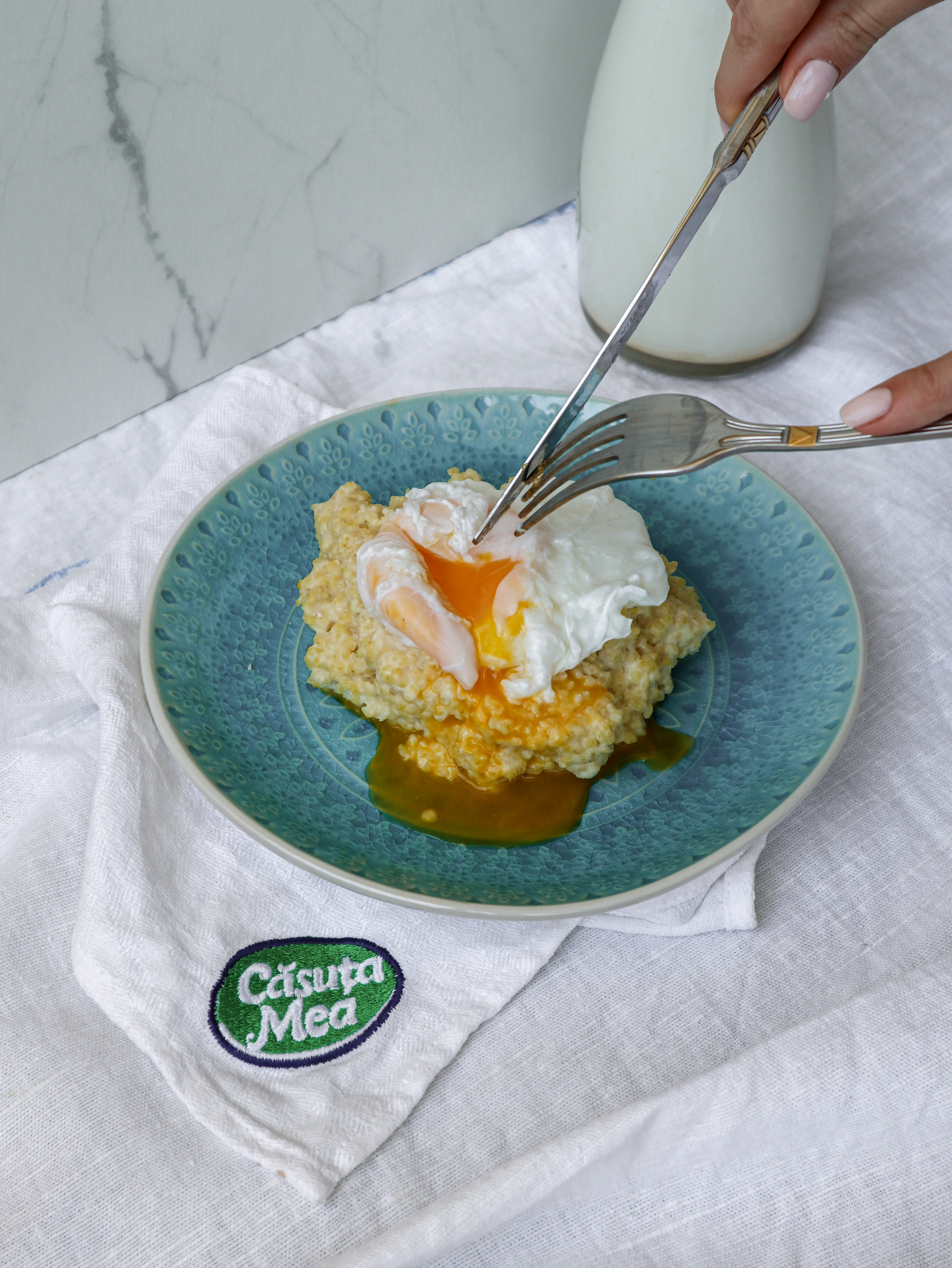 Terci de grâu cu ou poșat