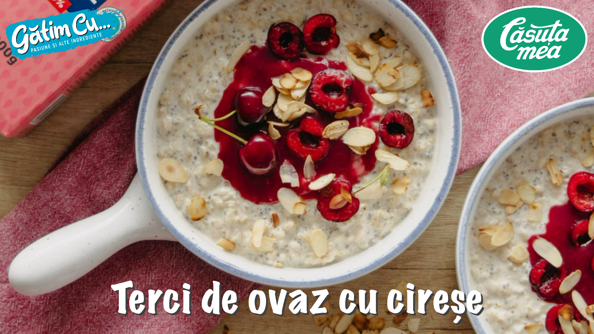 Oatmeal with cherries