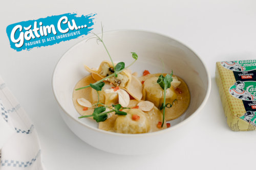 Ravioli cu cartofi și ciuperci