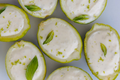 Lime cream pudding
