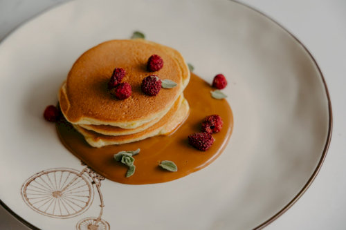 Fluffy and aerated pancakes