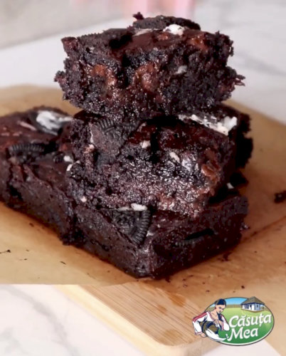 Oreo and chocolate brownies