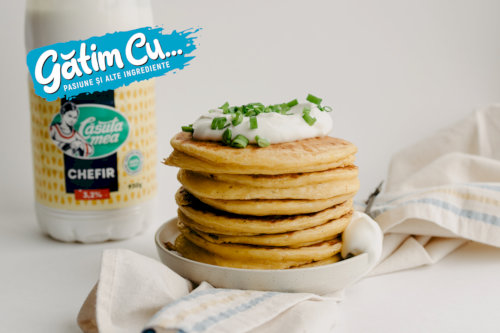 Блинчики с сыром и кефиром