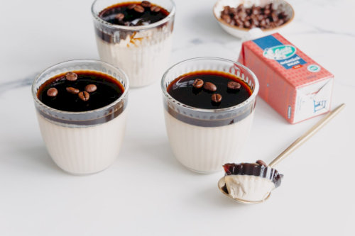 Panna cotta cu cafea