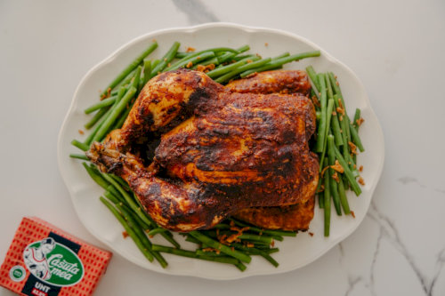 Put in the oven