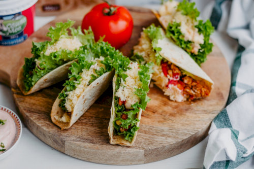 Tacos cu pui și porumb